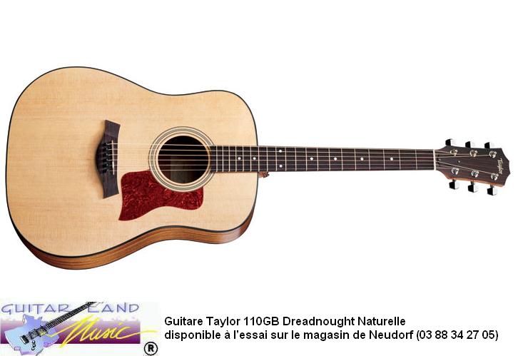 Guitare Taylor 110 Dreadnought Naturelle